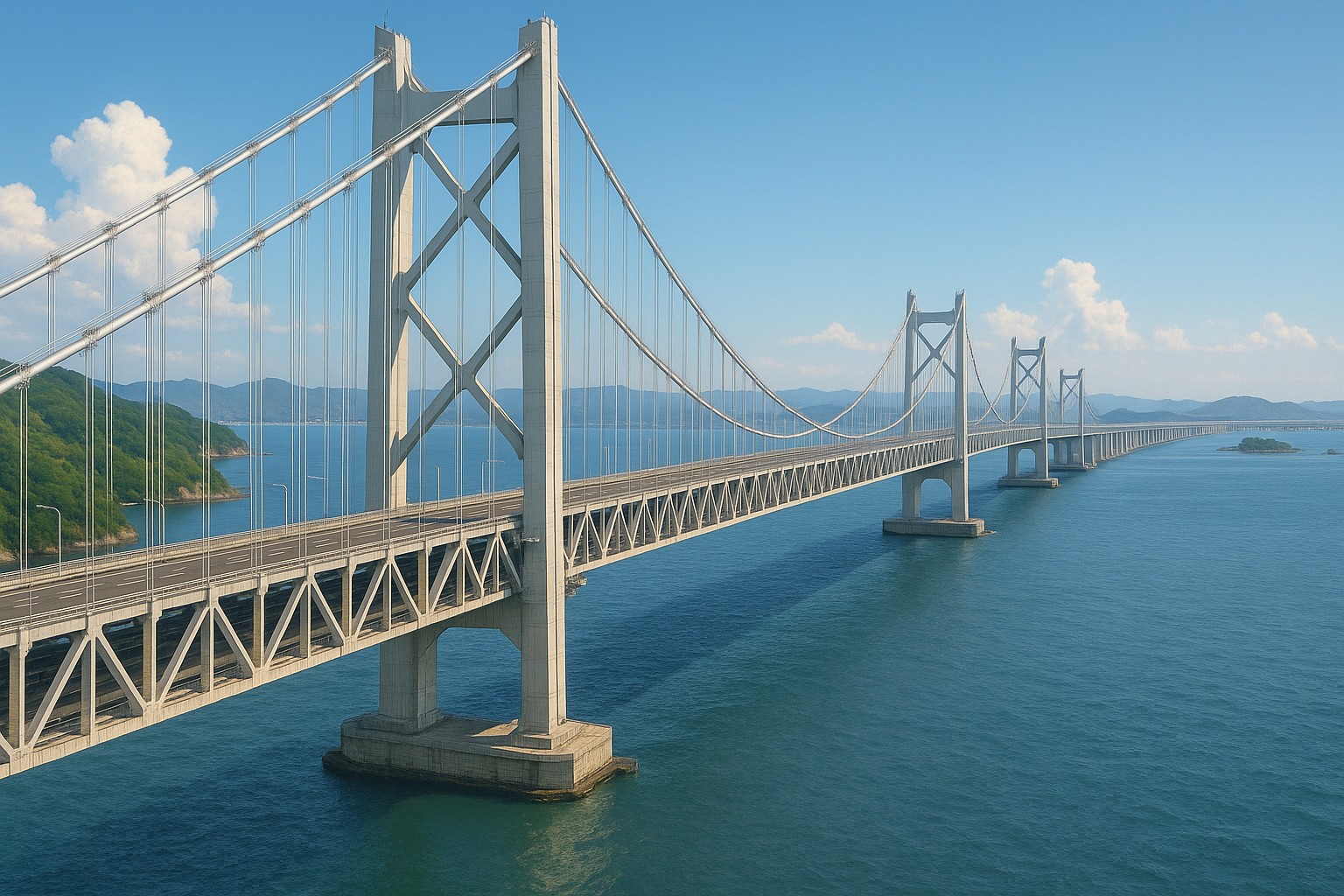 瀬戸大橋が開通